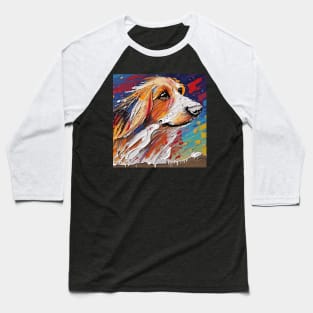 dog painting Baseball T-Shirt